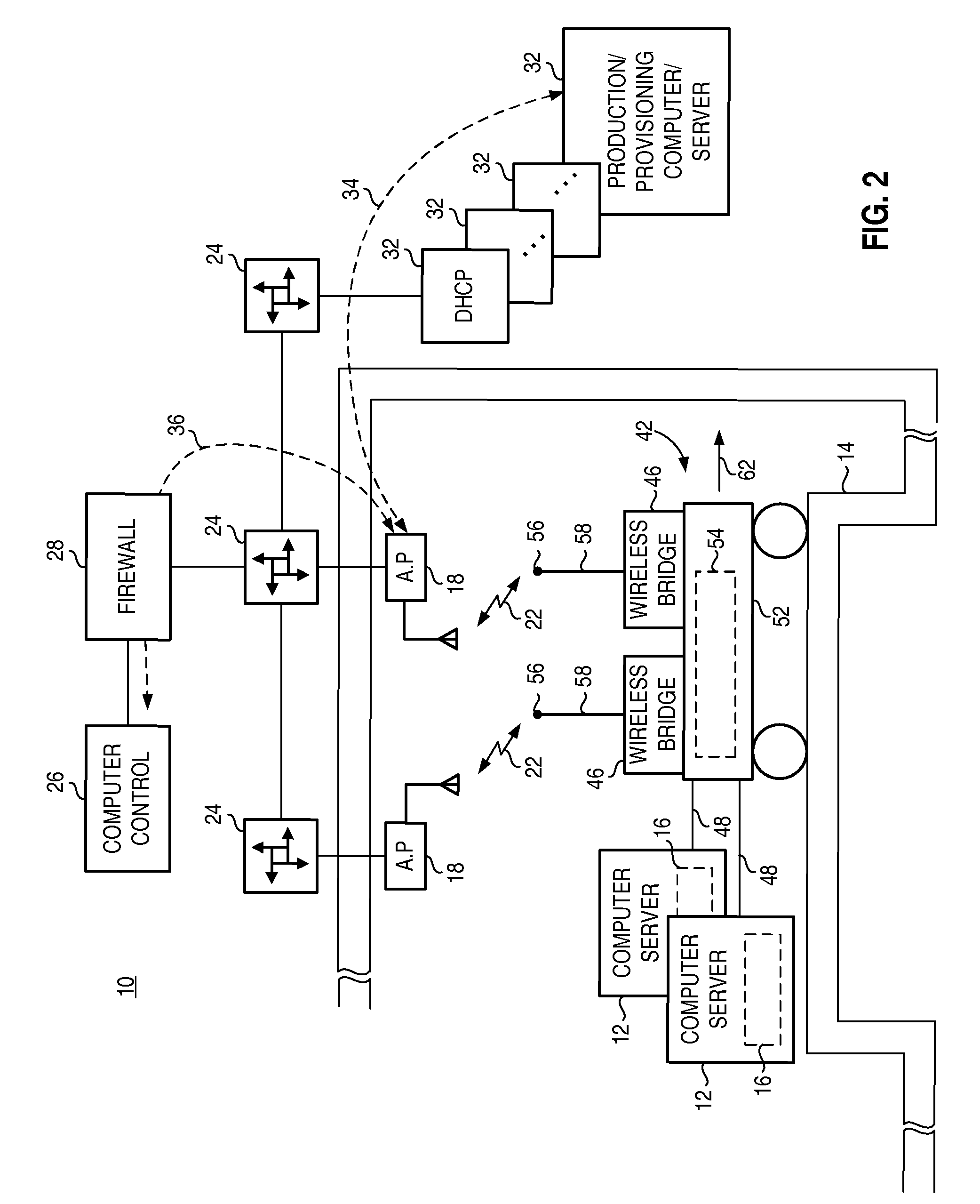 Assembly, and associated methodology, for provisioning computer device with operating software