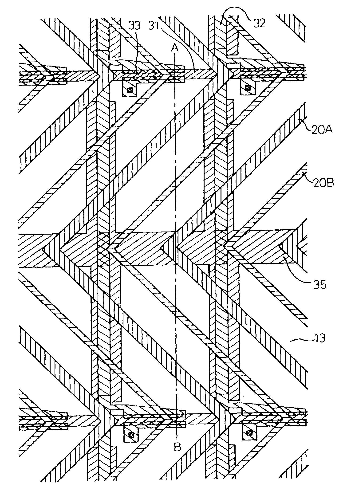 Vertically-aligned (VA) liquid crystal display device