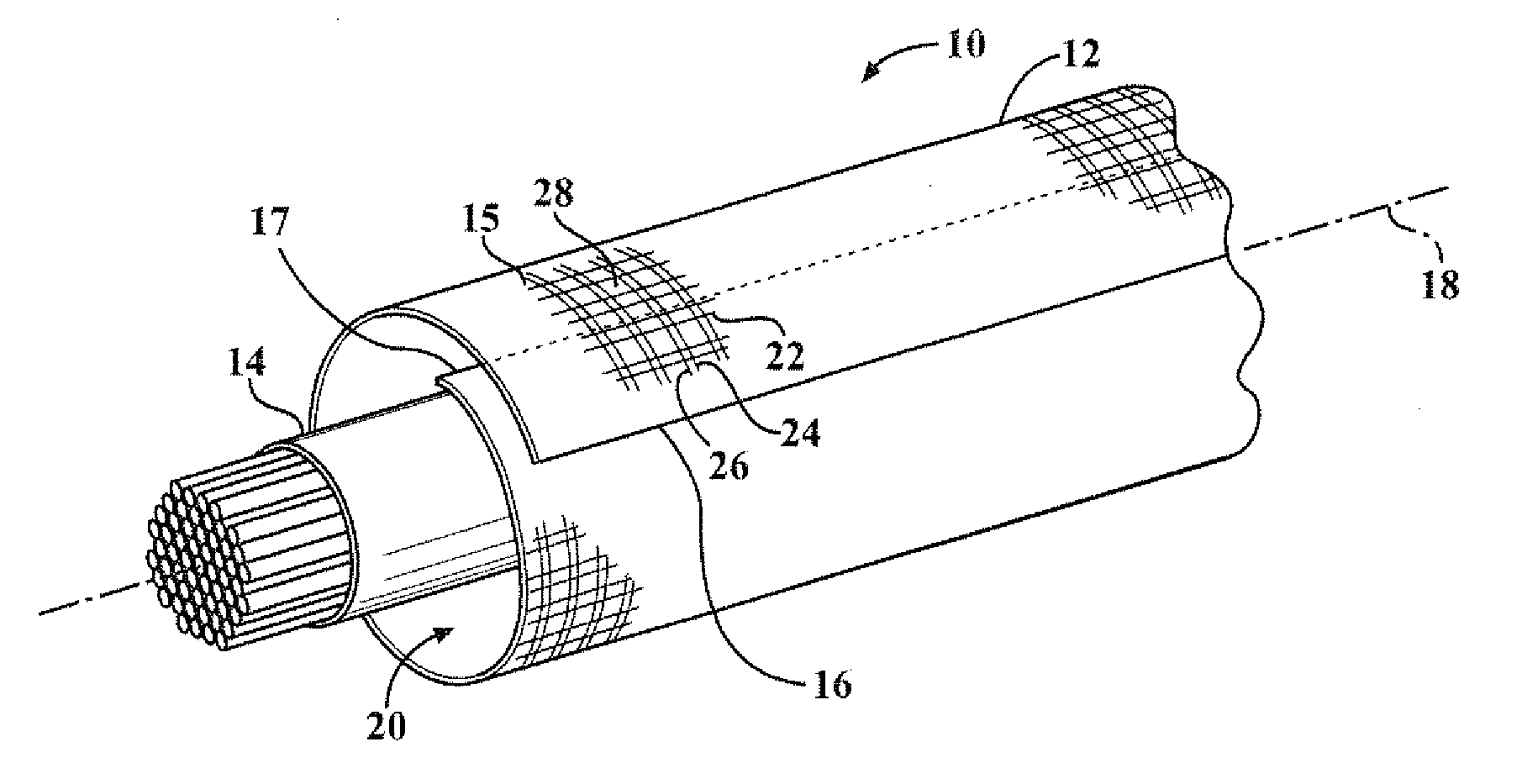 Flexible, abrasion resistant textile sleeve and method of construction thereof