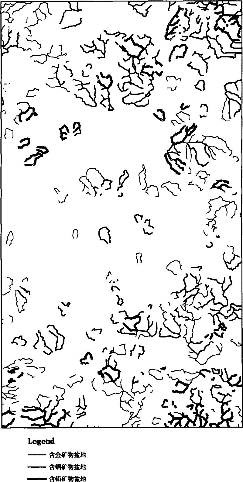 Water system deposit sediment survey data processing method based on opening catchment basin