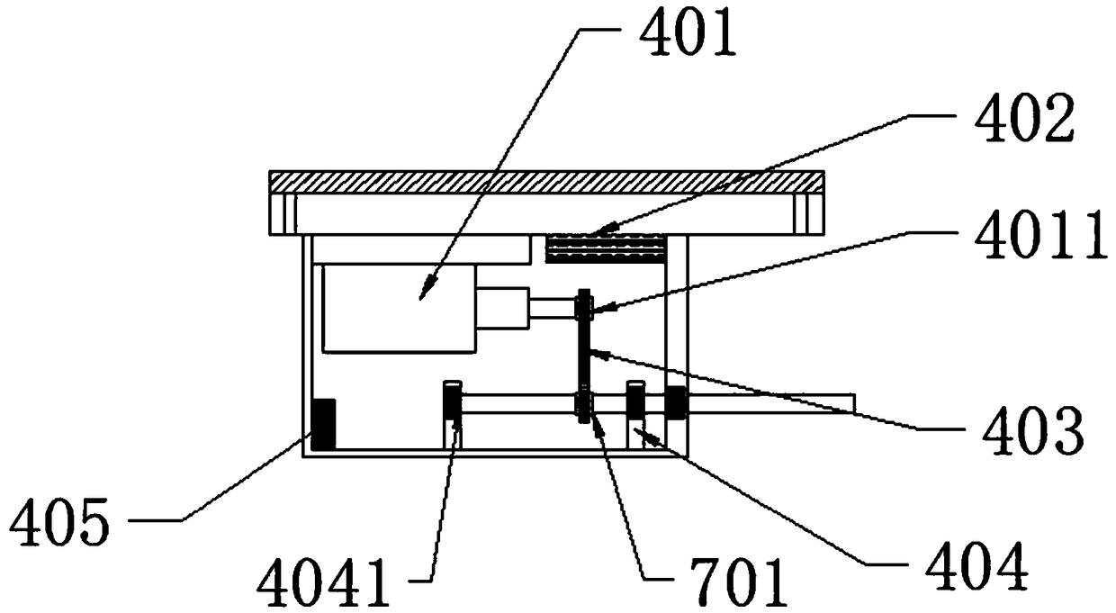 Chain type parallel lifting device for industrial manufacturing