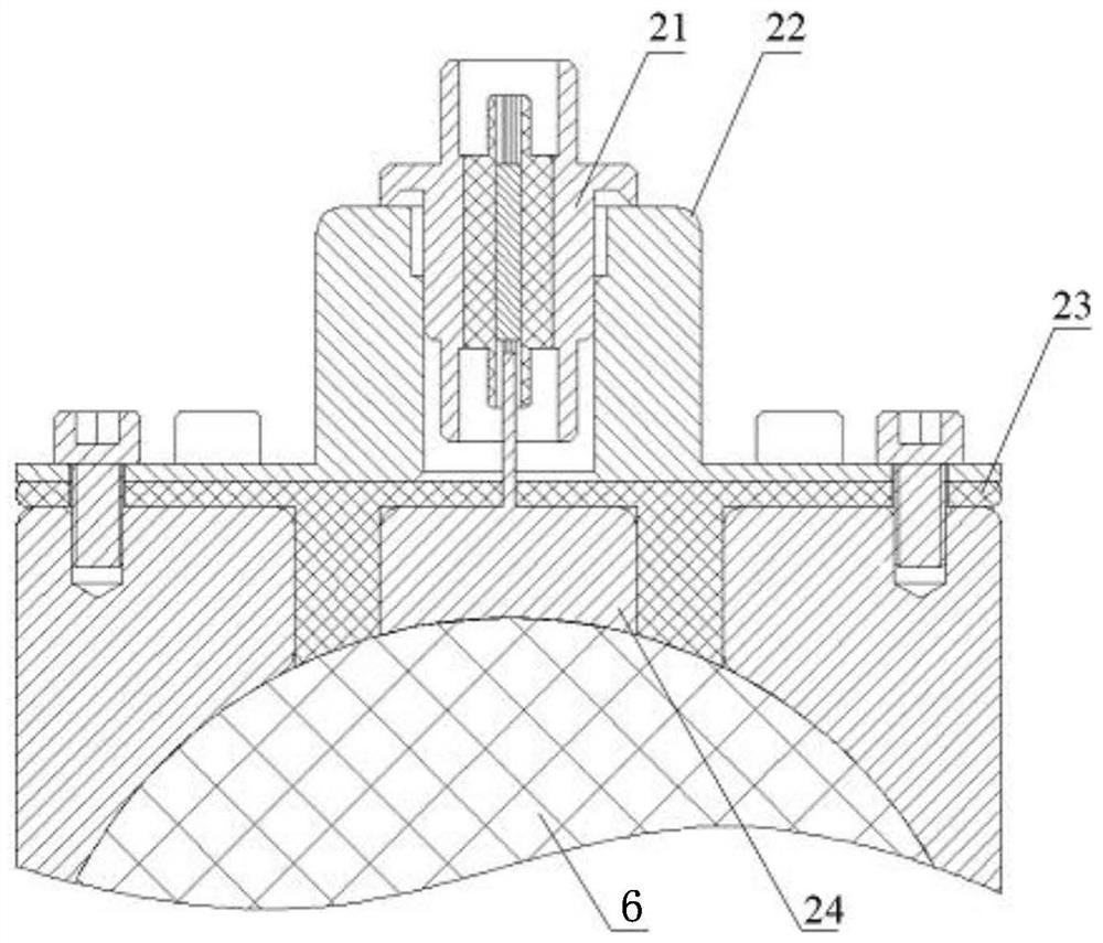 Pulse X-ray diode for measuring spatial distribution characteristics of material