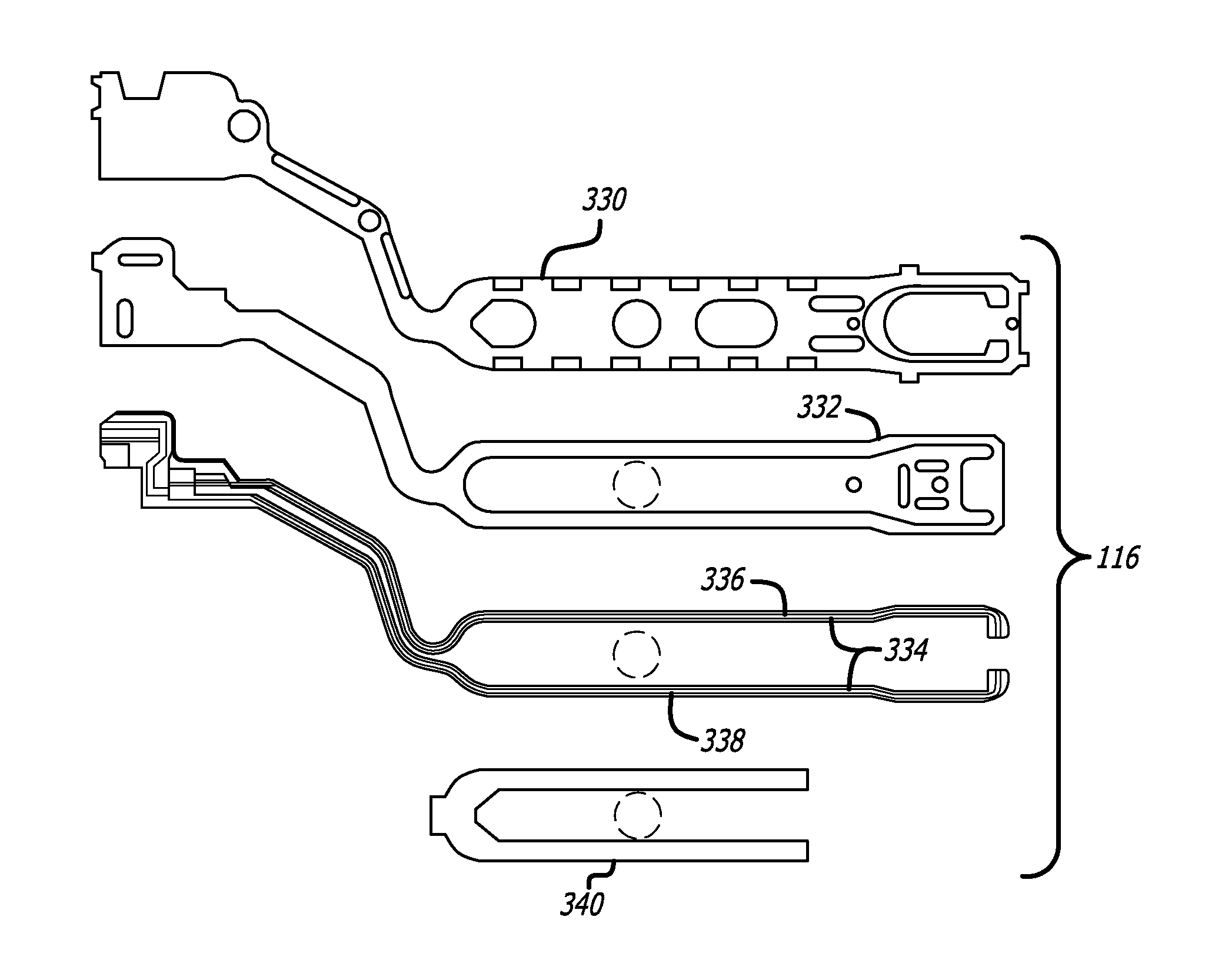 High bandwidth flexure for hard disk drives