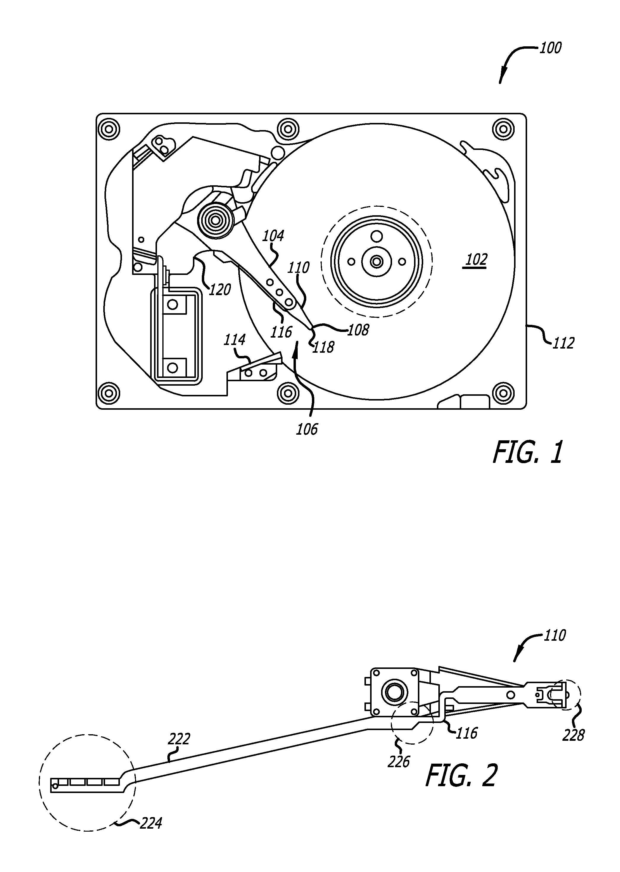 High bandwidth flexure for hard disk drives