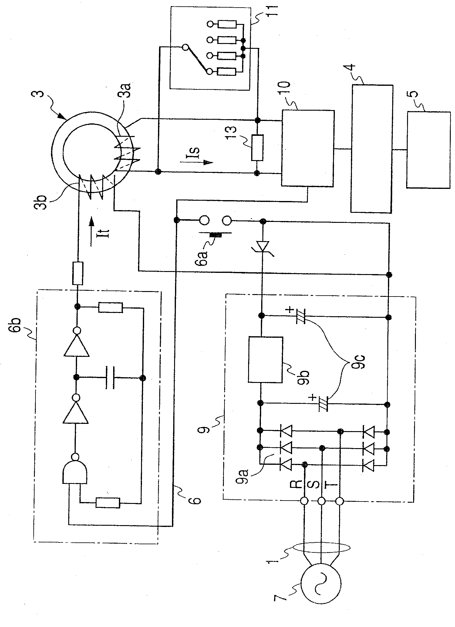 Creepage circuit breaker