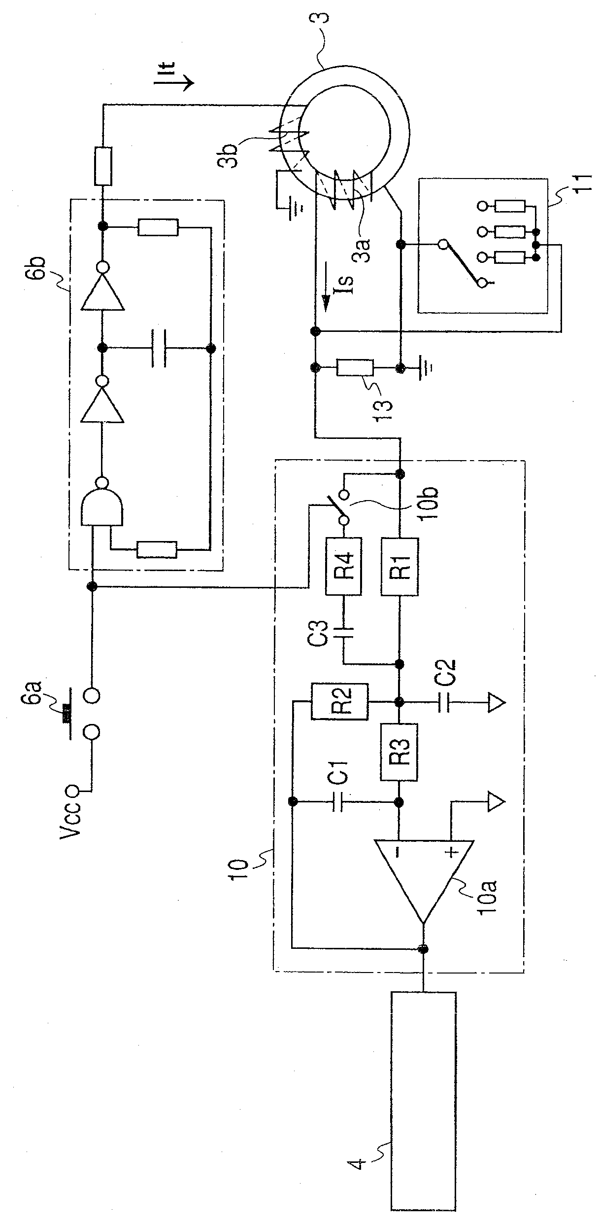 Creepage circuit breaker