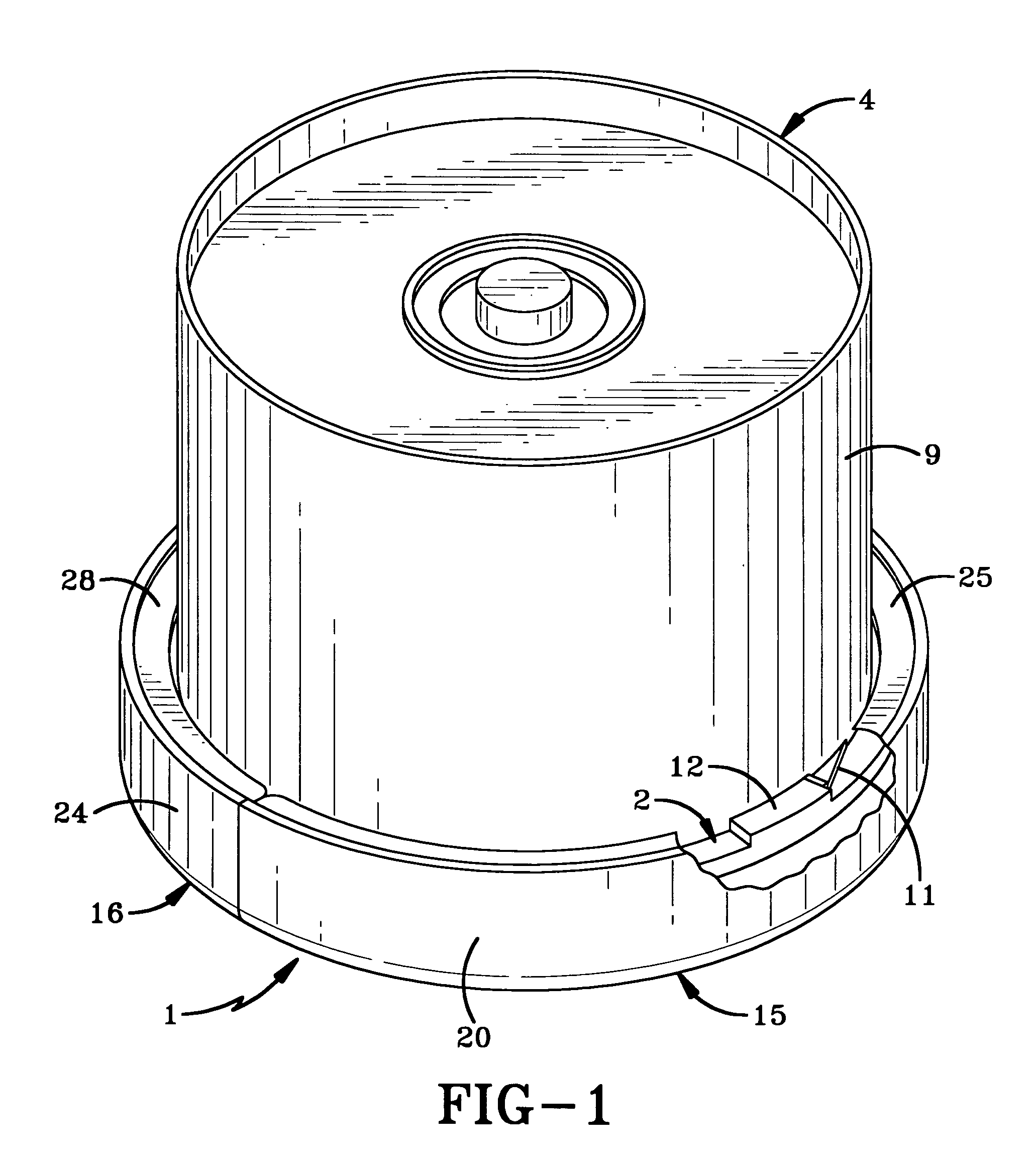 Security collar for media discs