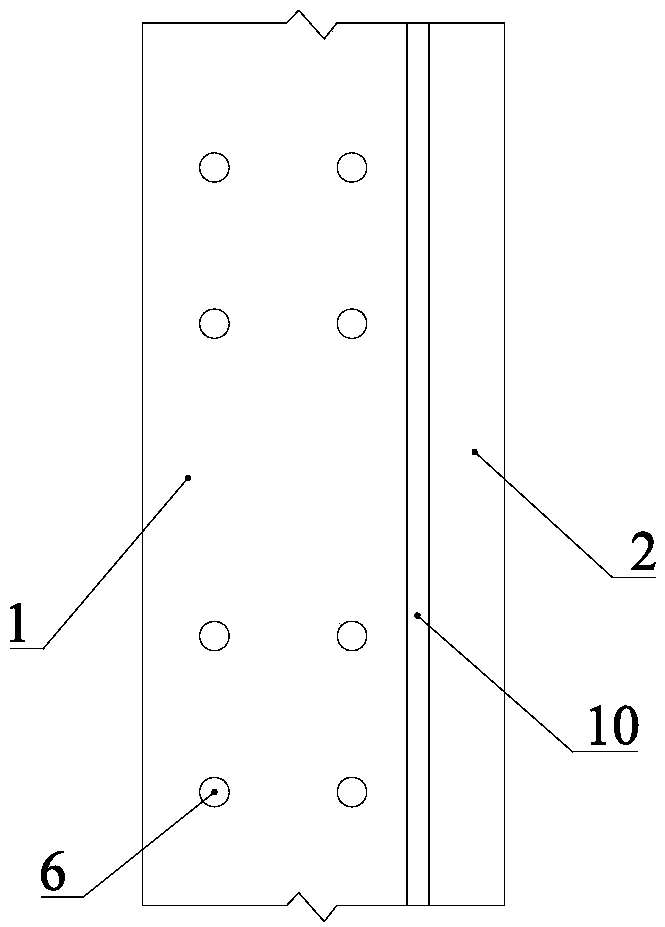 Tunnel lining thickness-lack reinforcing structure and construction method