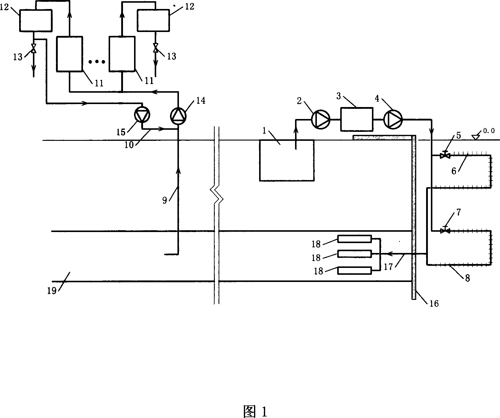 Regional building air-conditioning system capable of transferring cool capacity of ocean by underground water-bearing layers in coastal area