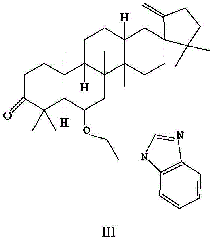 Application of cleistanone O-(benzimidazolyl) ethyl derivative in preparation of drugs for treating acute gout