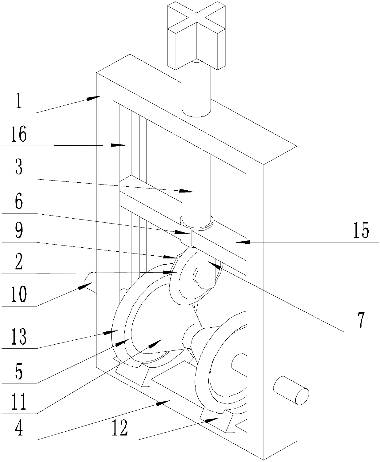 Device for improving stripping efficiency of cable for engineering