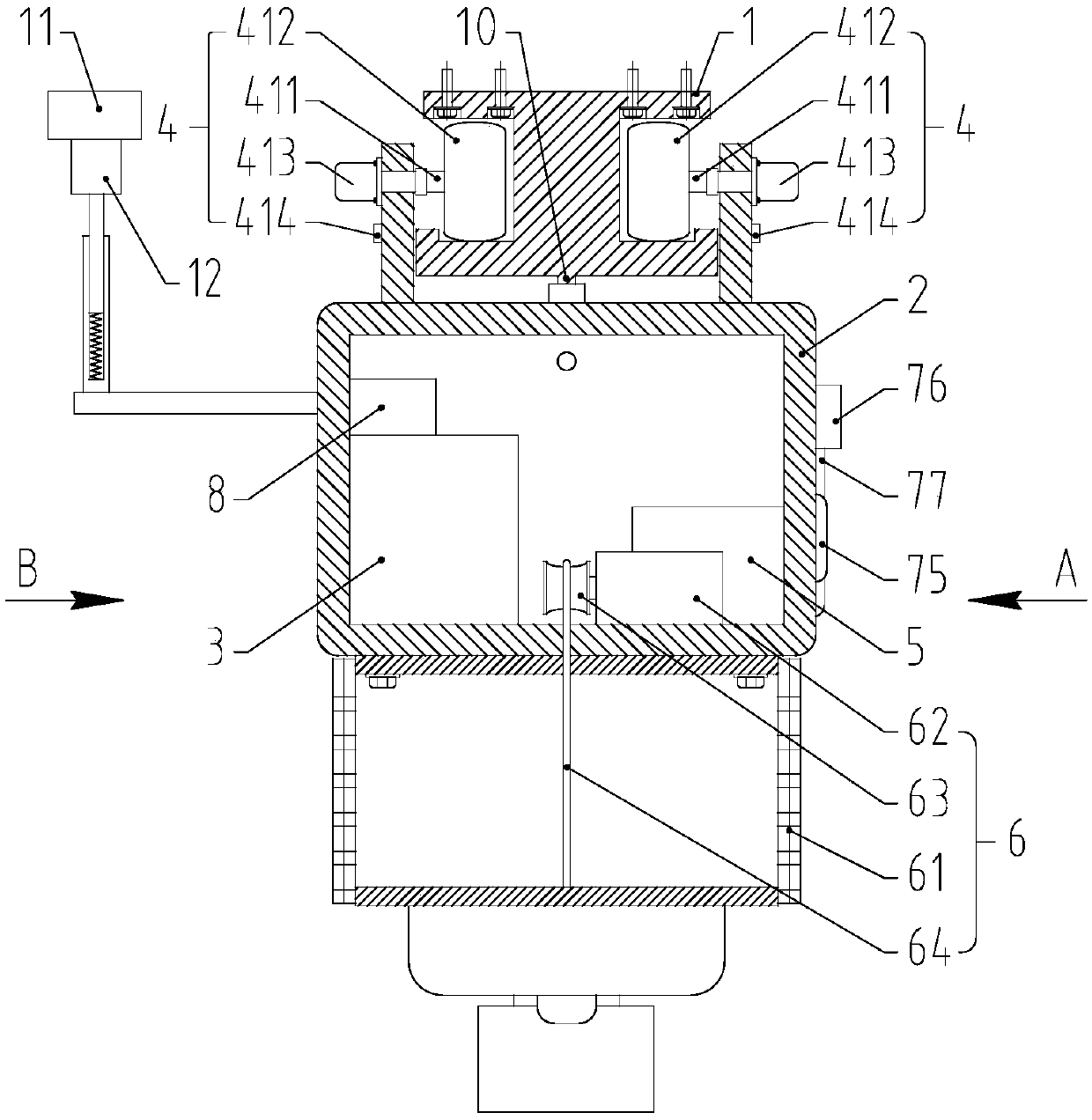 Rail type intelligent routing inspection robot