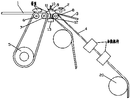 Silkworm-peeling device for silk fabrics