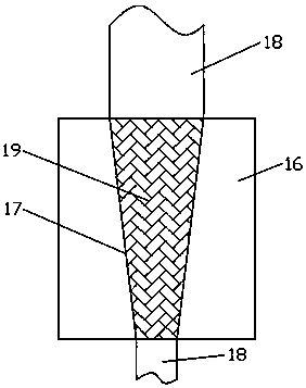 Silkworm-peeling device for silk fabrics