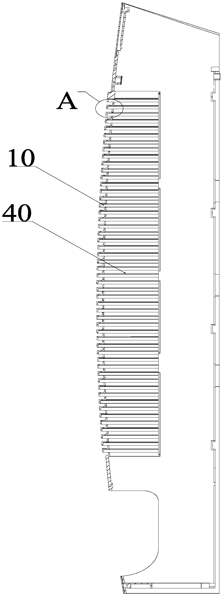 Air inlet grille and air conditioner cabinet with same