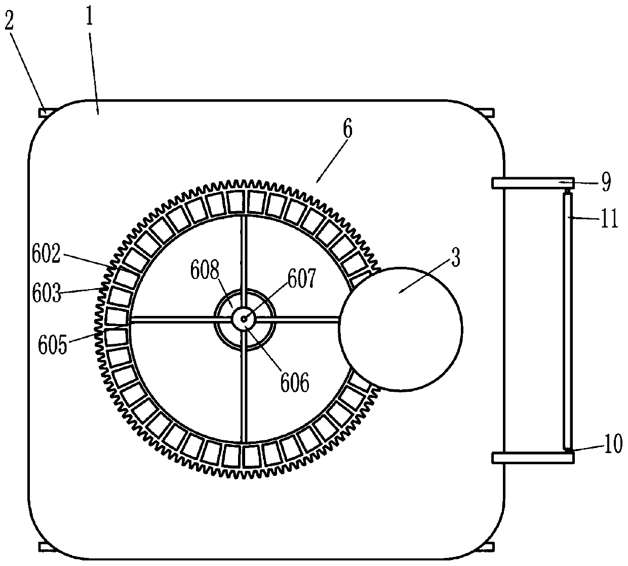 Chinese bulbous onion planting device