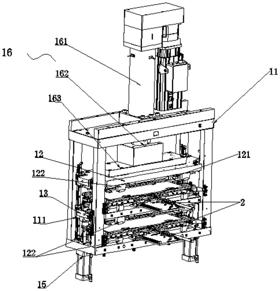 Hot press and product feeding and discharging method