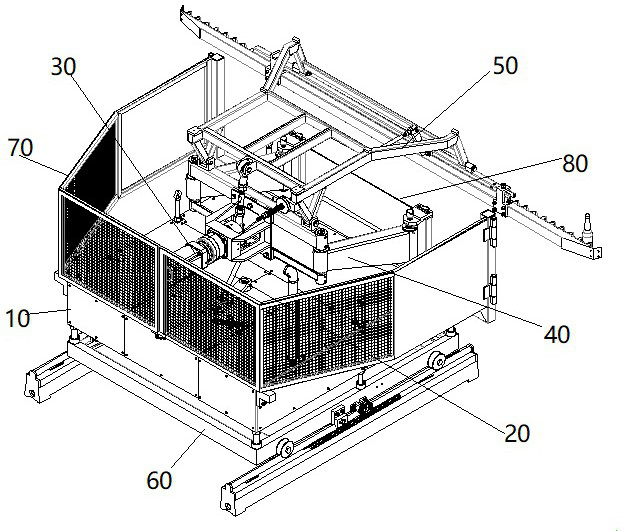 Bottle pushing machine with adjustable head-up height