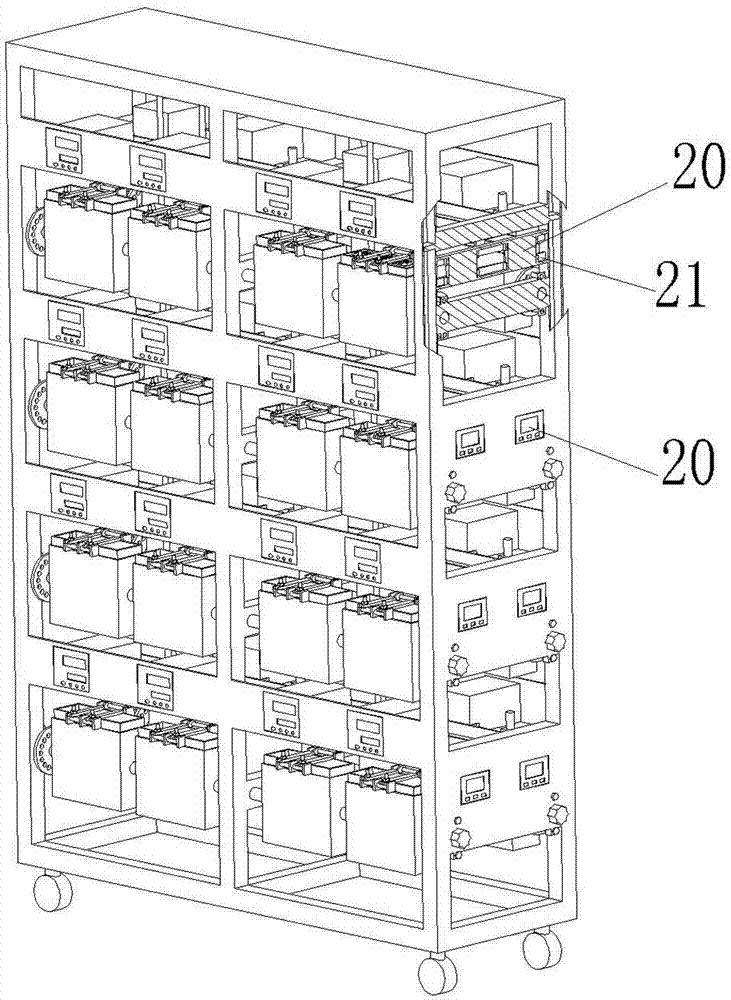 Safety device for formation and sub-capacity of lithium ion battery