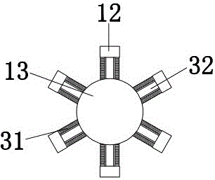 Crushing device for producing fire resistant materials