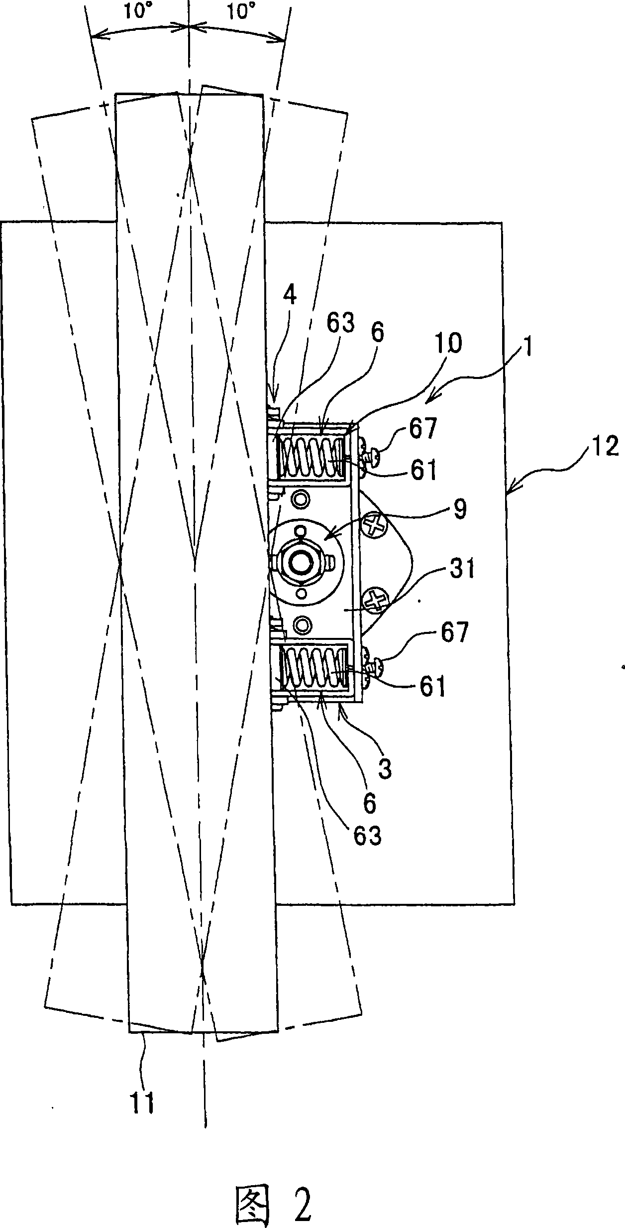 Display supporting mechanism