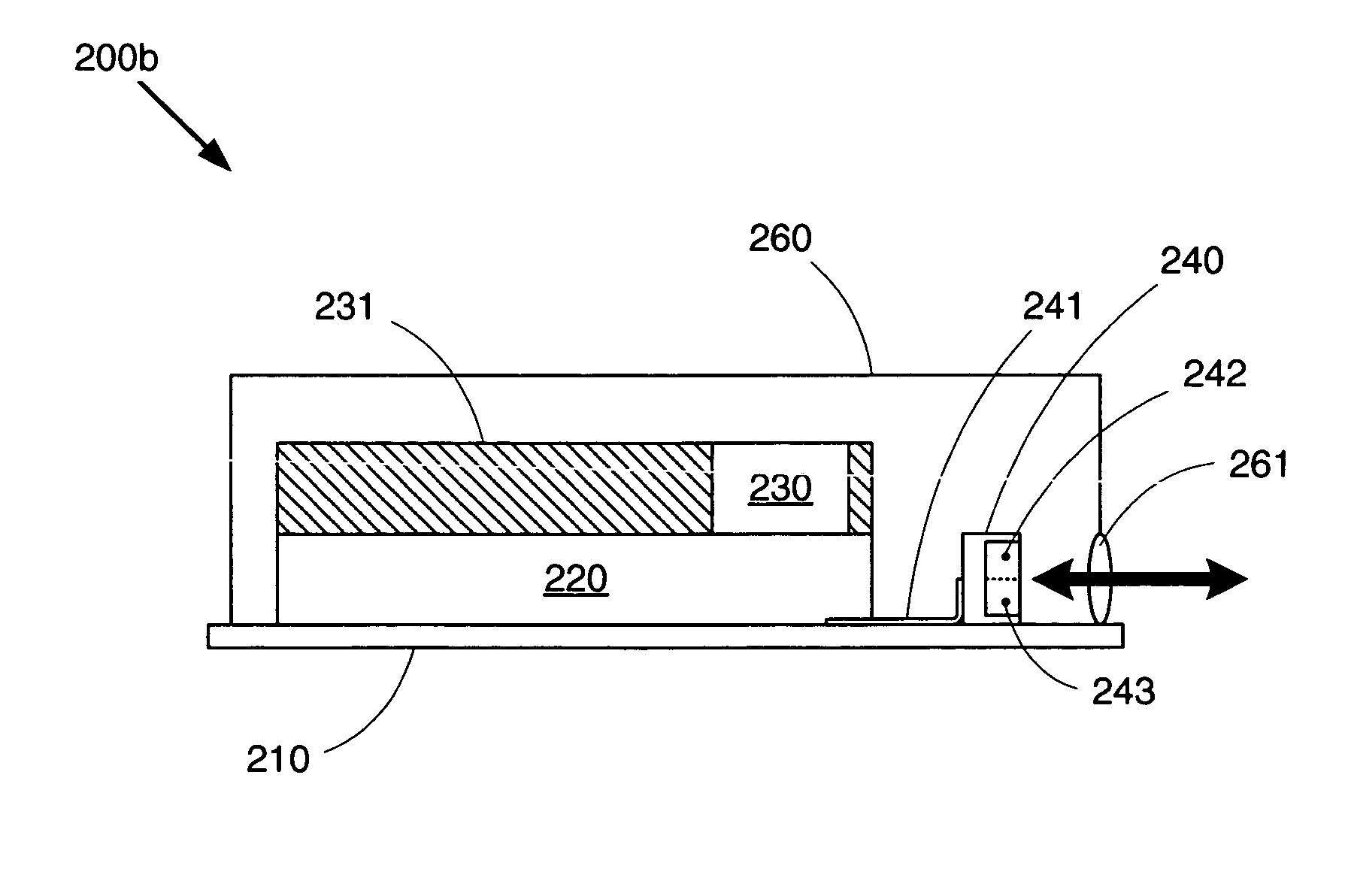 High speed serial I/O technology using an optical link