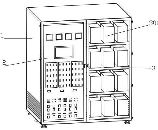 Direct current screen convenient for dust cleaning