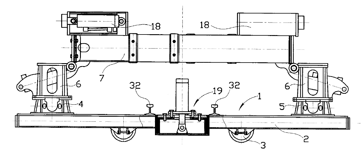 Unit frame for assembly frame of fully-mechanized coal mining hydraulic support frame