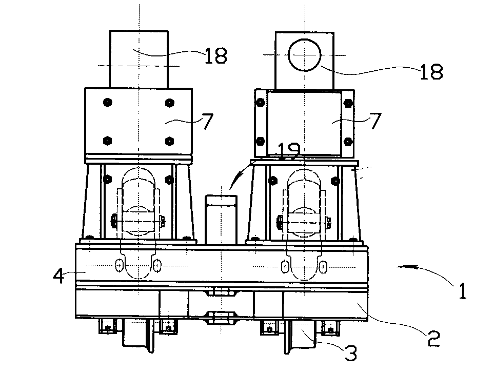 Unit frame for assembly frame of fully-mechanized coal mining hydraulic support frame