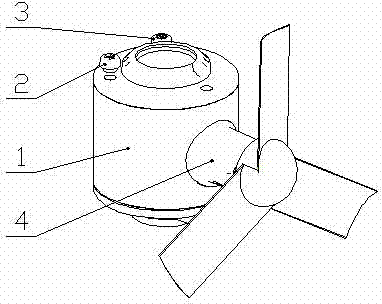 Fan rotating method and device of solar outdoor fan umbrella