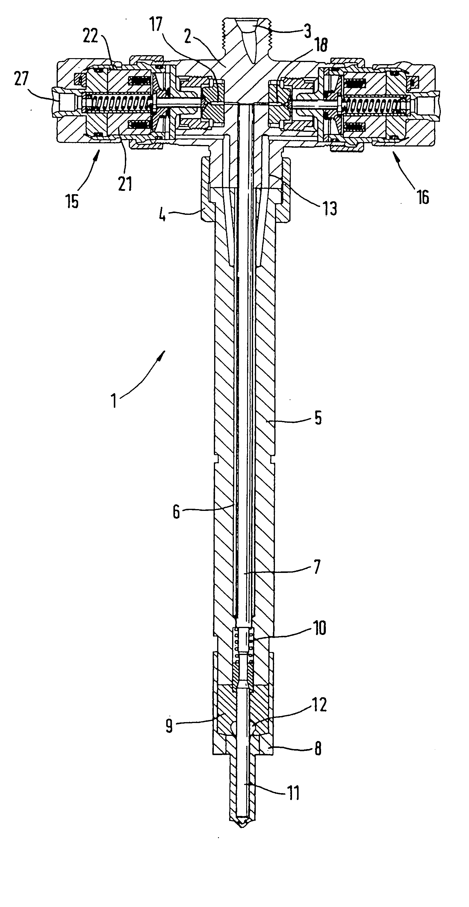 Fuel injector with and without pressure ampification with a controllable needle speed and method for the controlling thereof