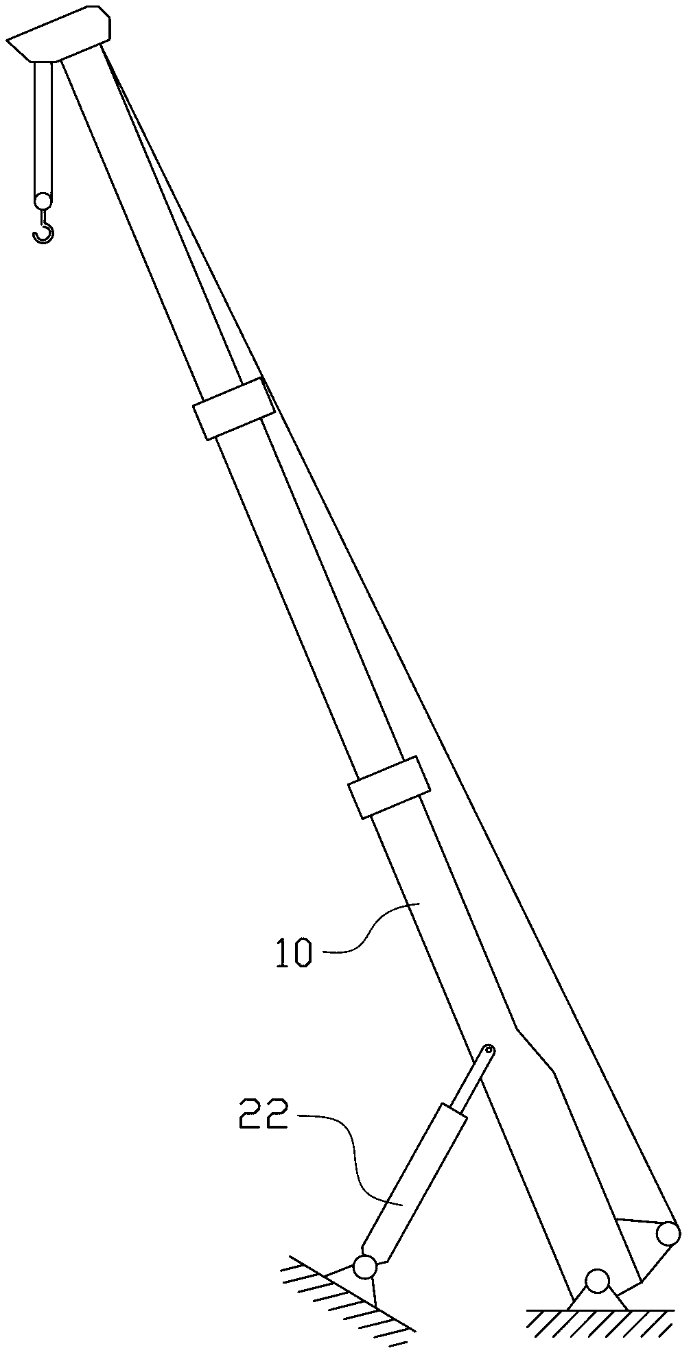 Arm falling safe control system for engineering machinery and hanging arm of engineering machinery