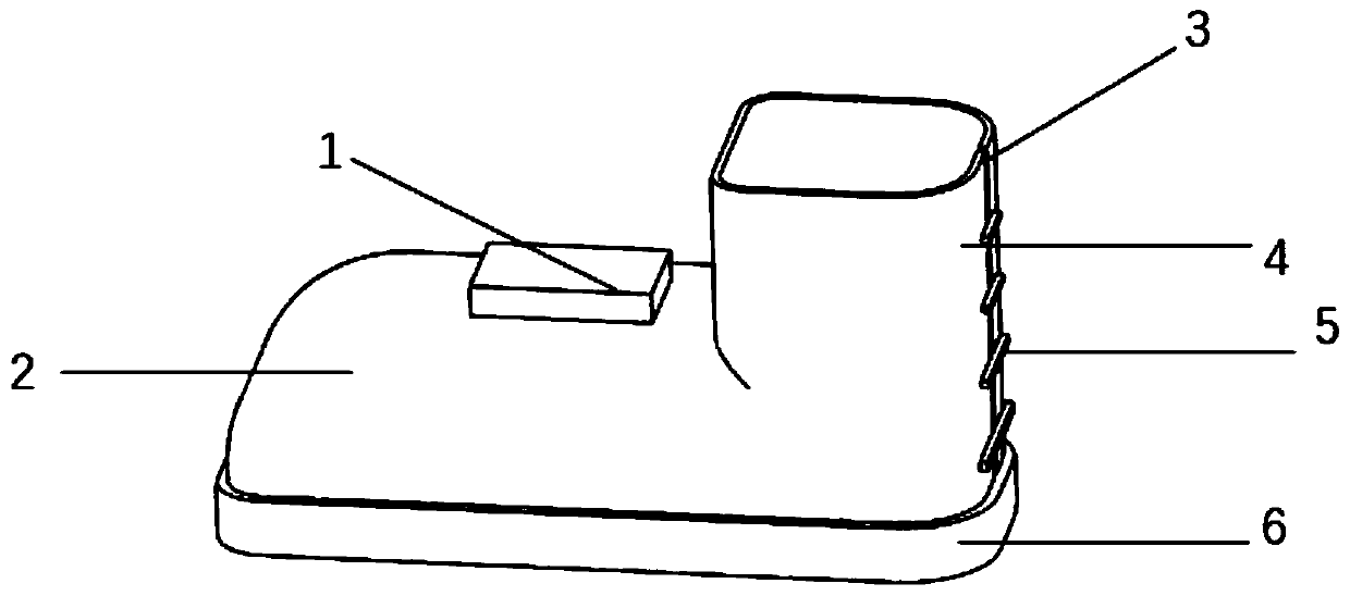 3D printing individualized shoe, printing control system and printing control method