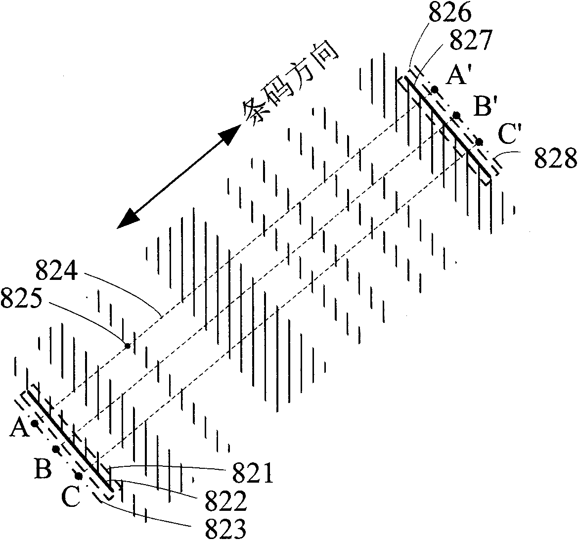 Determinant bar code decoding chip