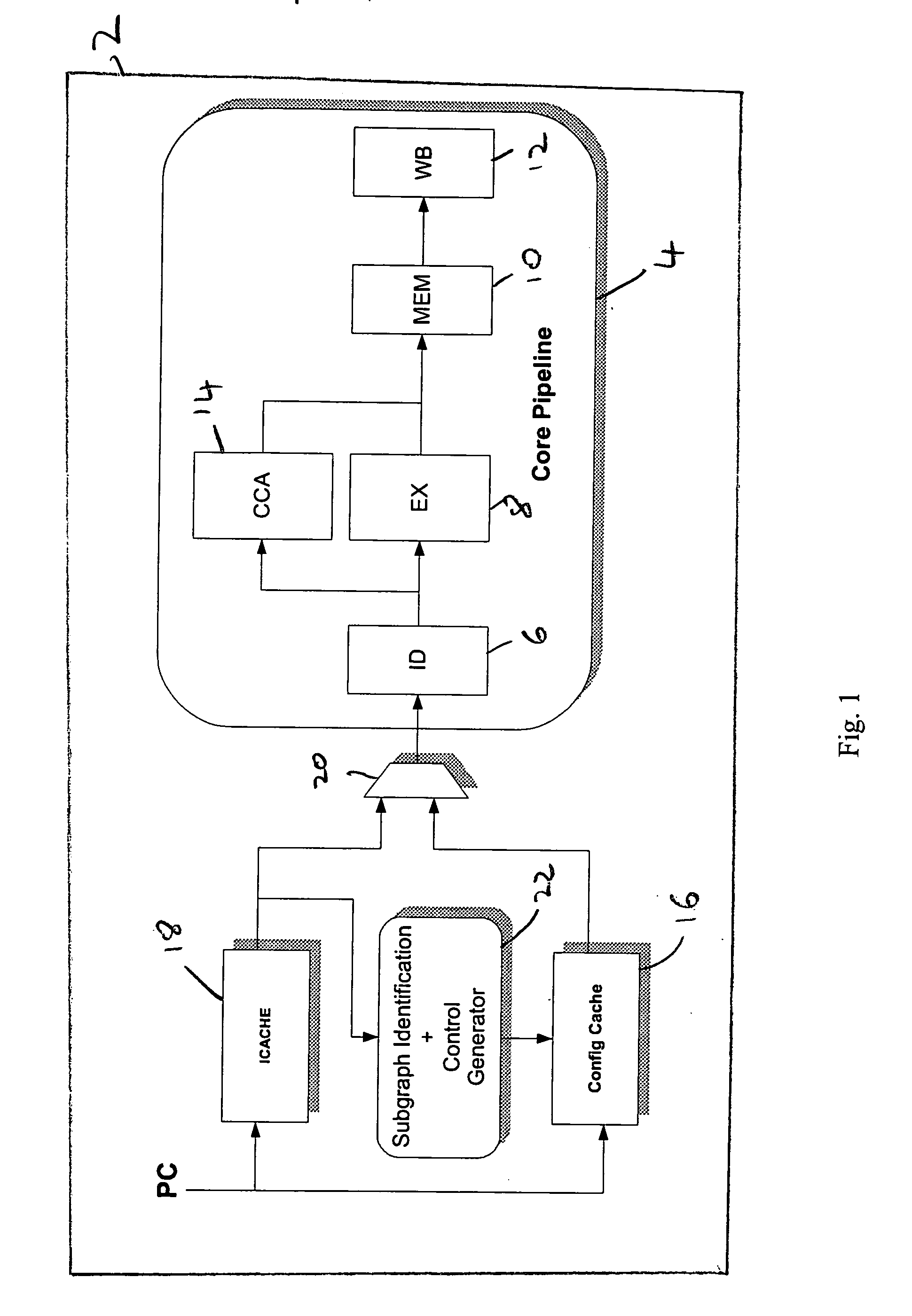 Instruction subgraph identification for a configurable accelerator