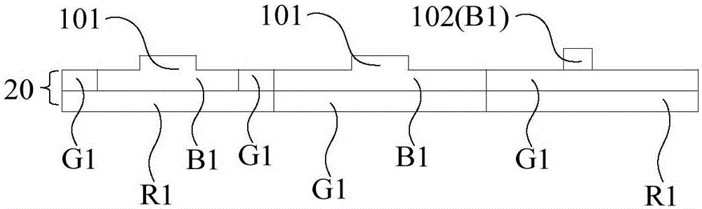 Photomask assembly, liquid crystal display panel, color filtering substrate and preparation method of color filtering substrate