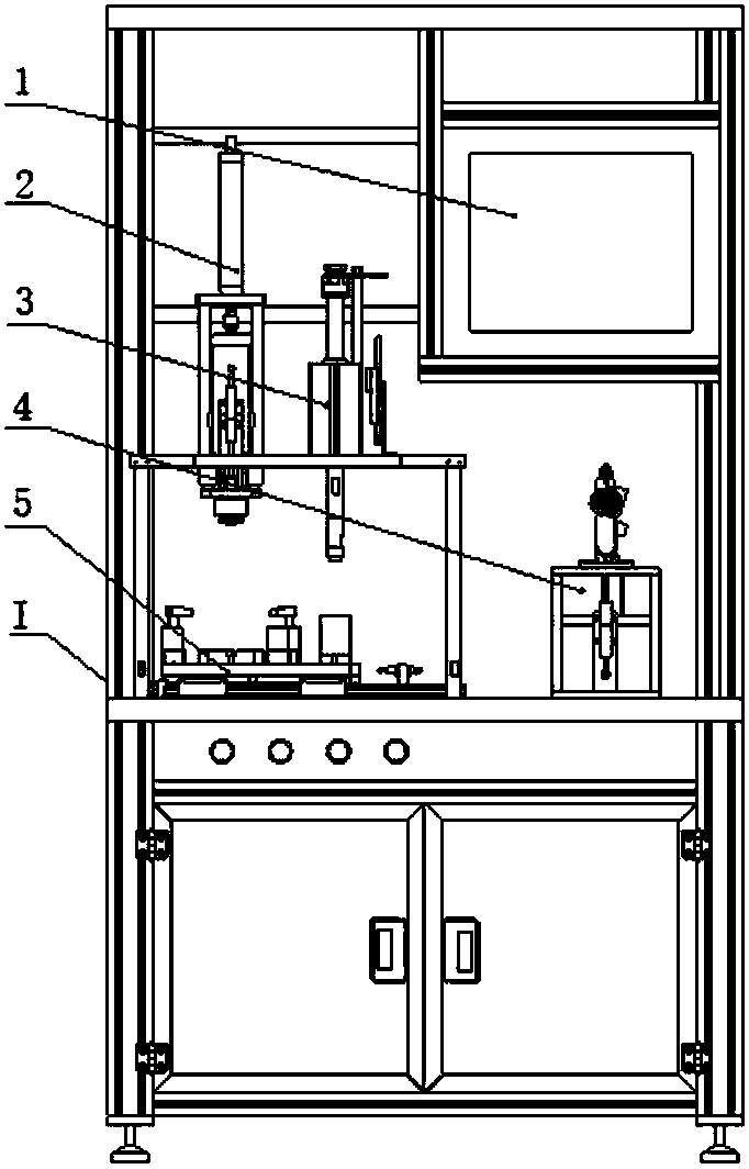 Assembling device and assembling method of automobile vacuum booster and brake master cylinder