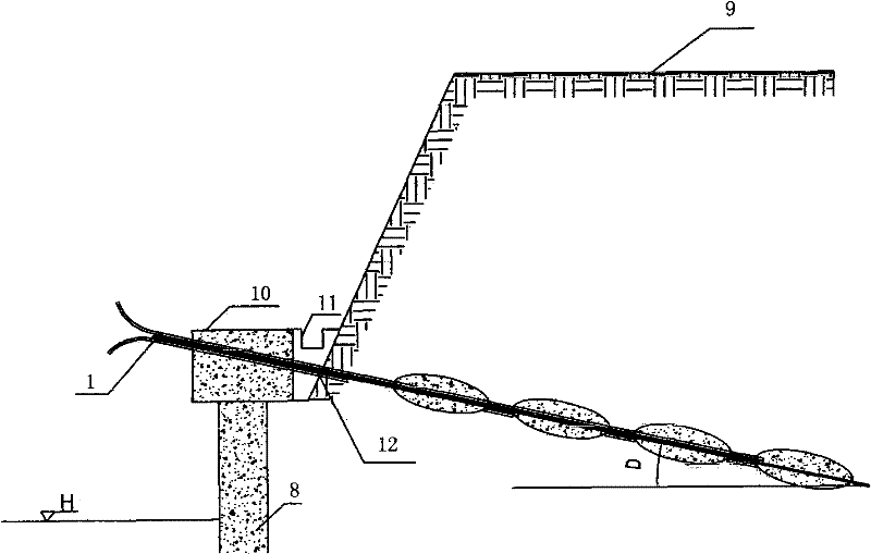 Support construction process of lotus root-shaped segmental expanded soil anchor rod