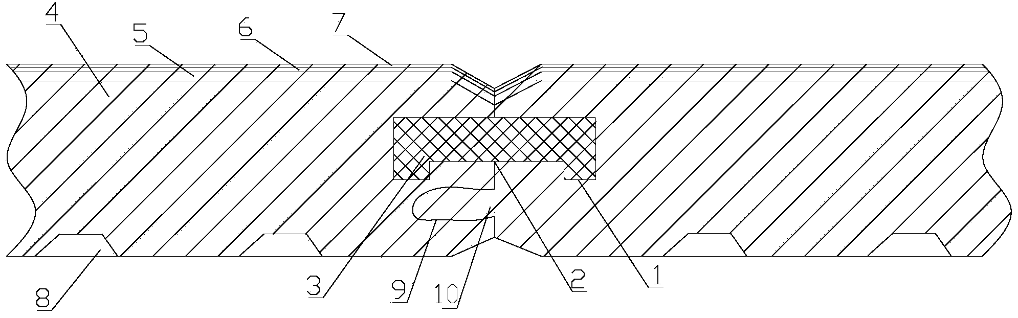 Deformation-resistant composite solid wood floor board