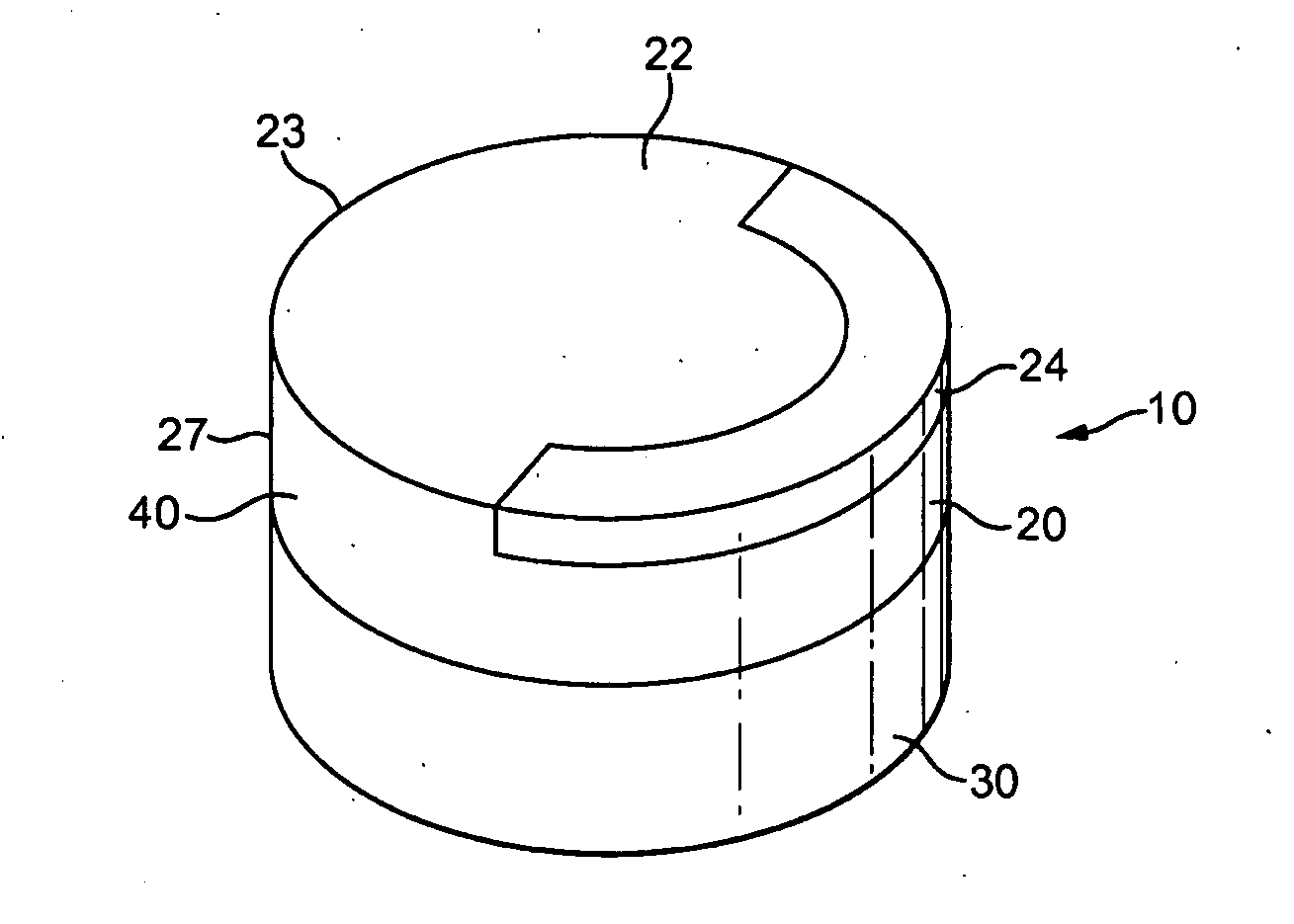 Selectively Leached Cutter