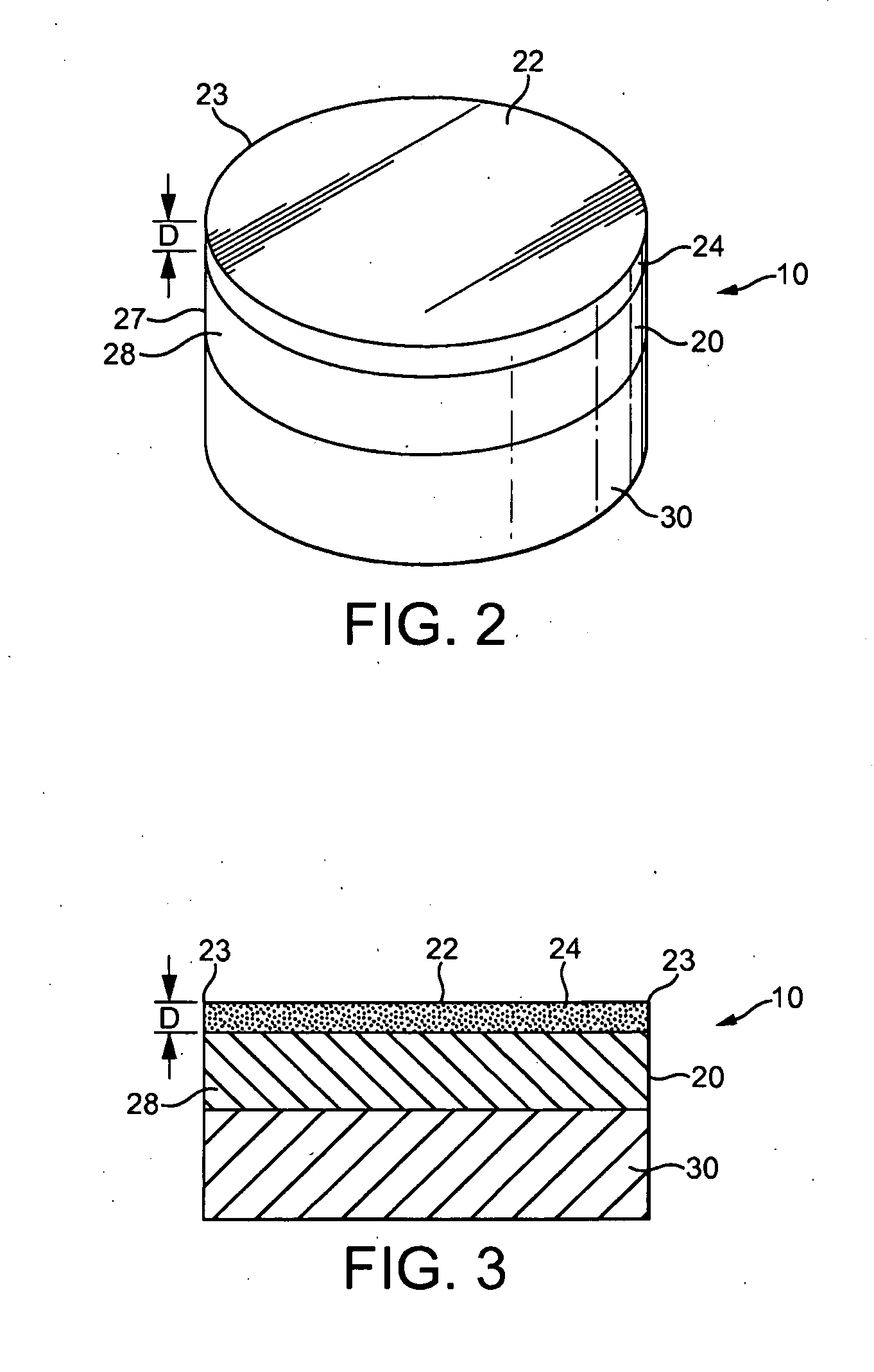 Selectively Leached Cutter