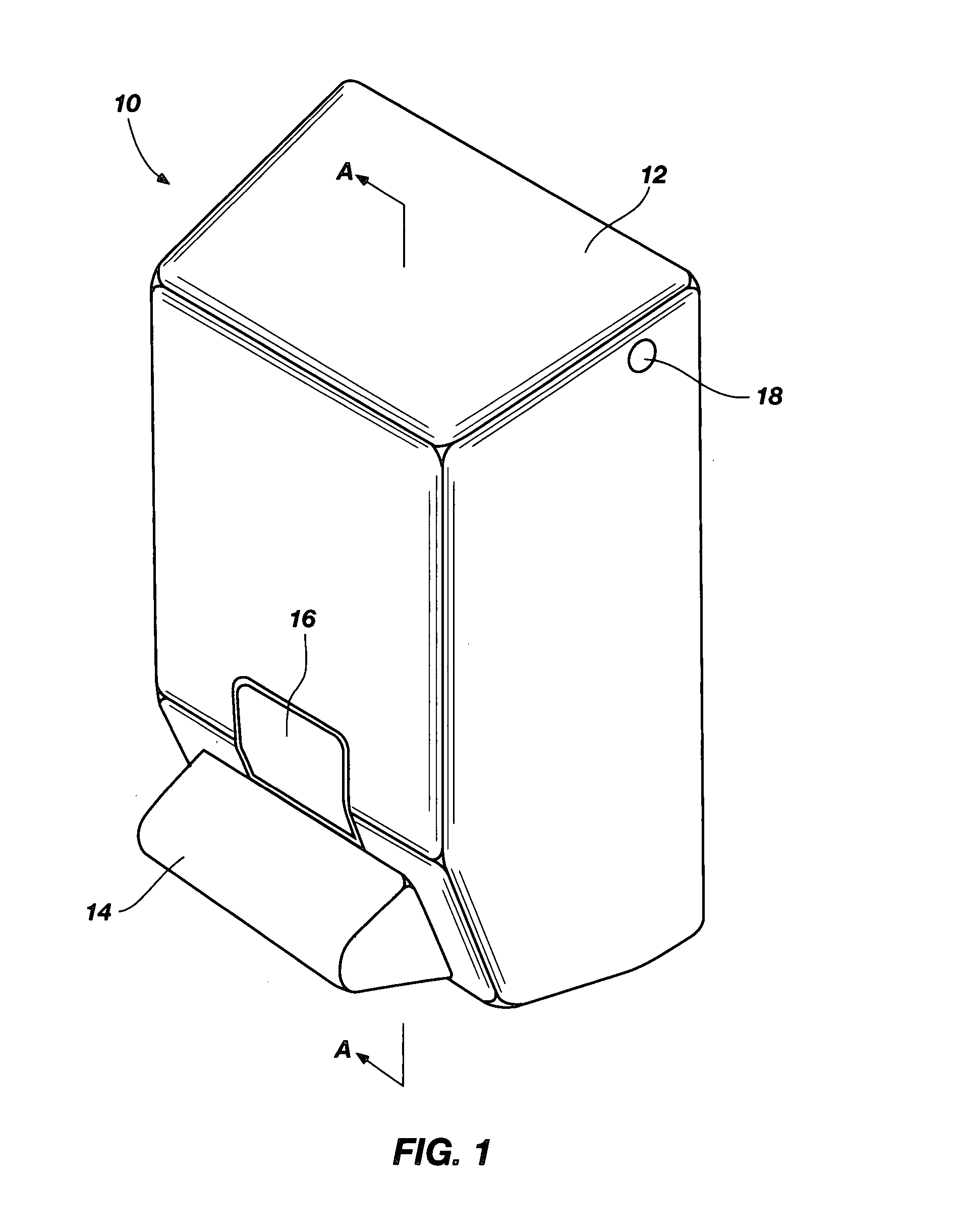 Fluid product dispenser with collapsible reservoir and tensioning means therefor