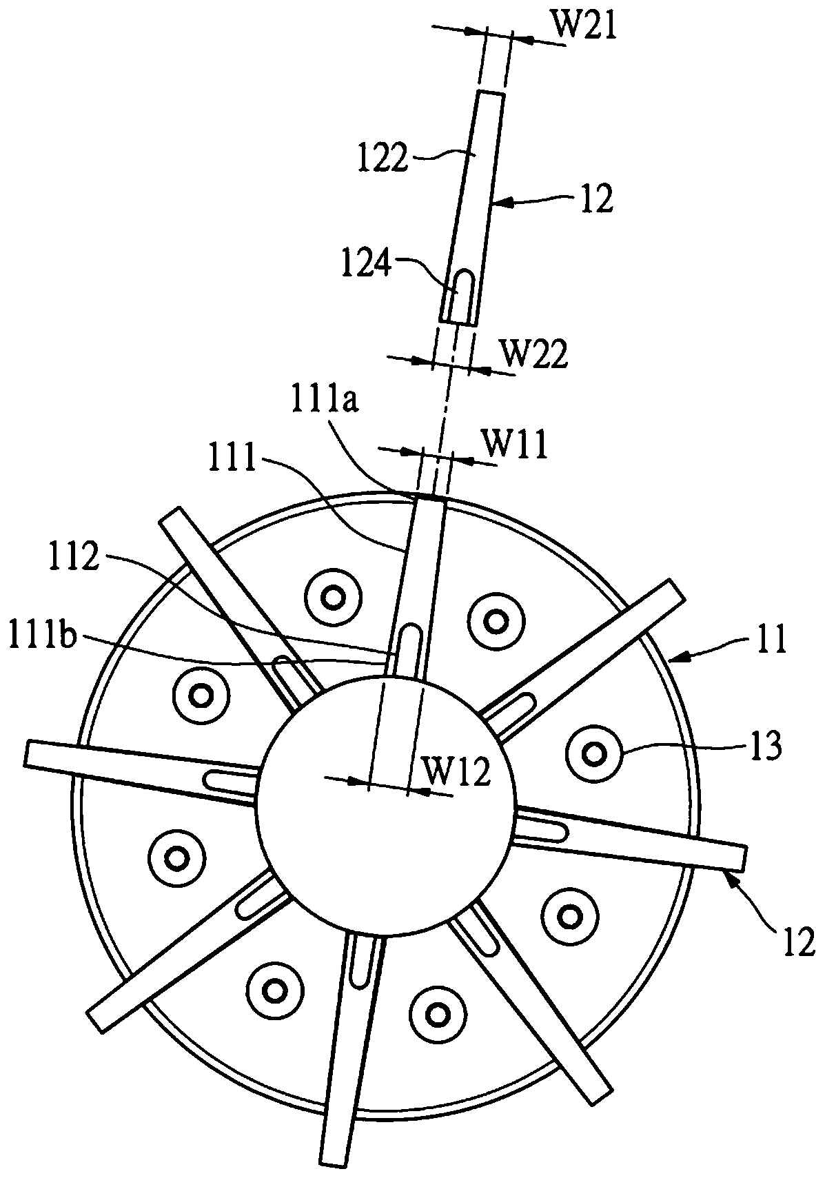 Impeller equipment for sand blasting-shot peening machine table, and sand blasting-shot peening machine table