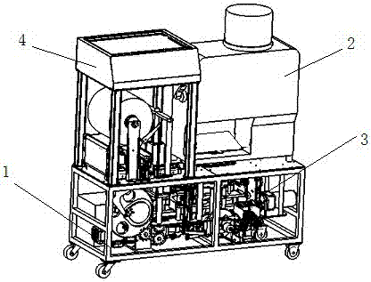 Machine for making and selling automatically-packaged fresh noodles