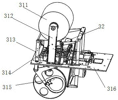 Machine for making and selling automatically-packaged fresh noodles