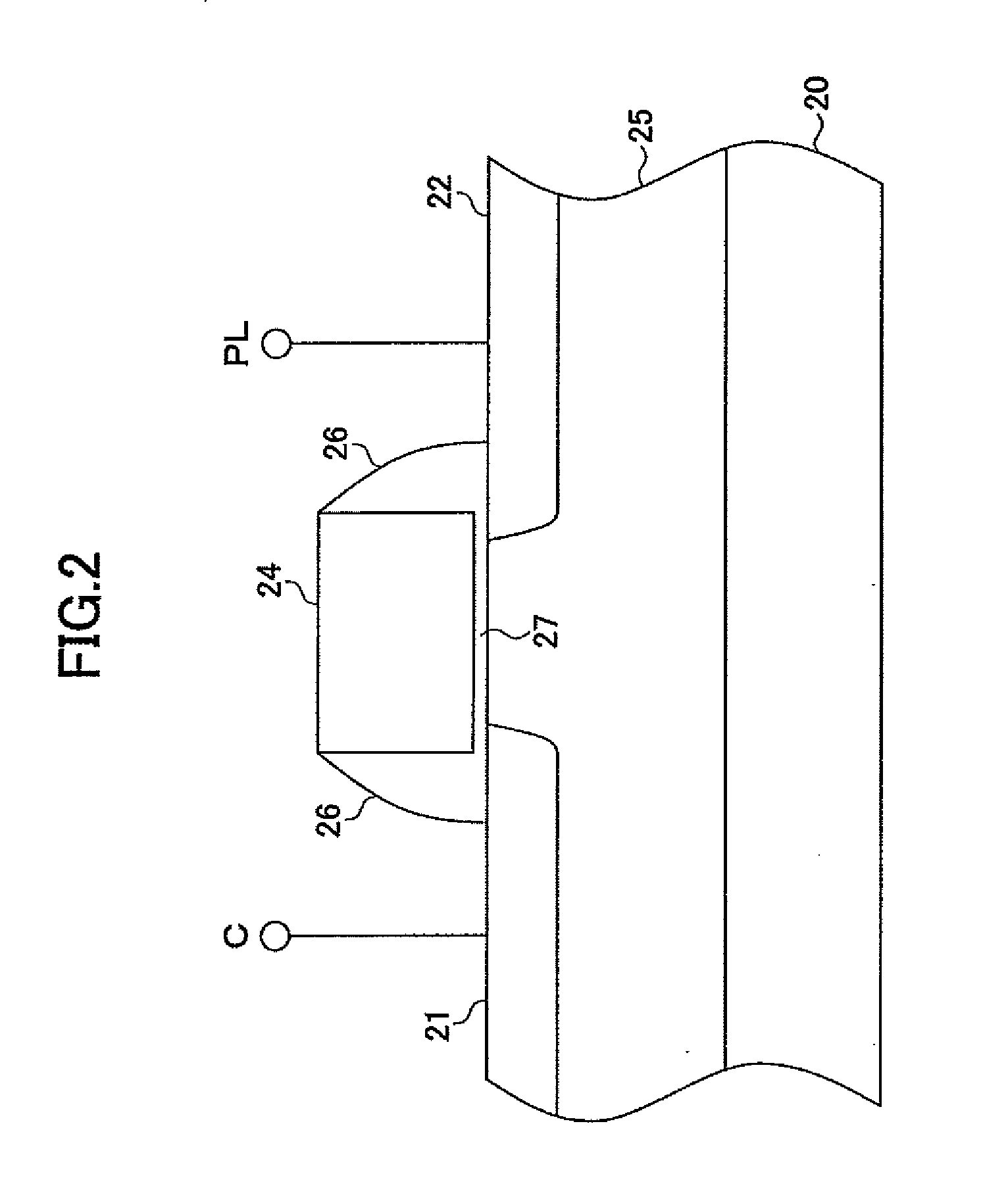 Nonvolatile semiconductor memory circuit utilizing a mis transistor as a memory cell