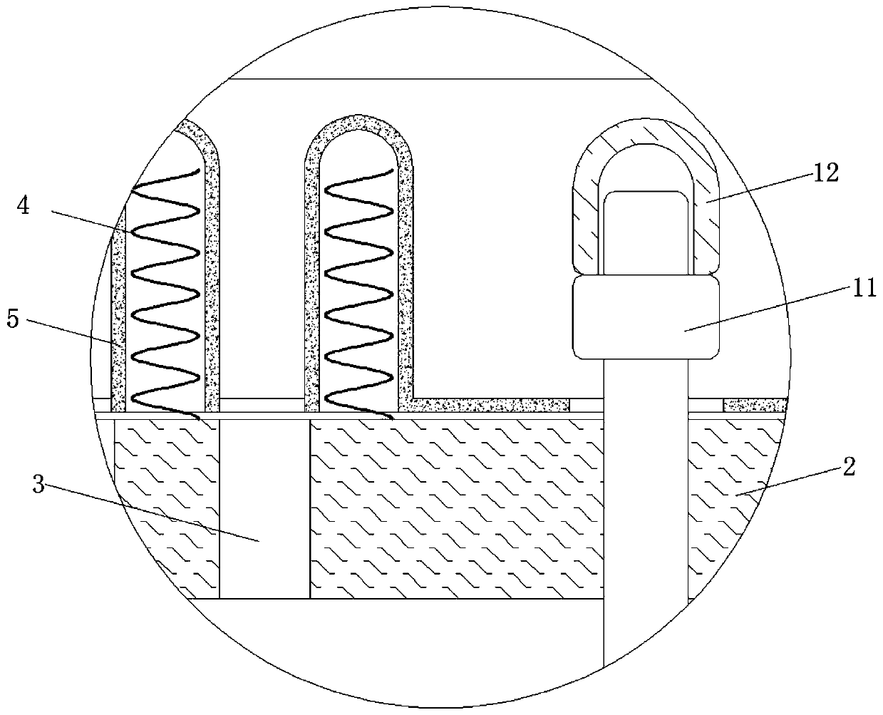 Self-draining and deodorizing environment-friendly floor drain based on liquid buoyancy