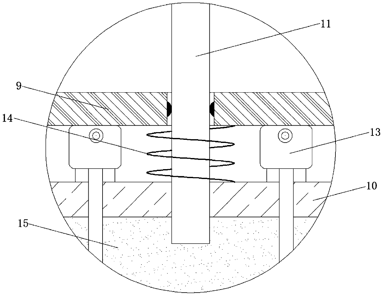 Self-draining and deodorizing environment-friendly floor drain based on liquid buoyancy