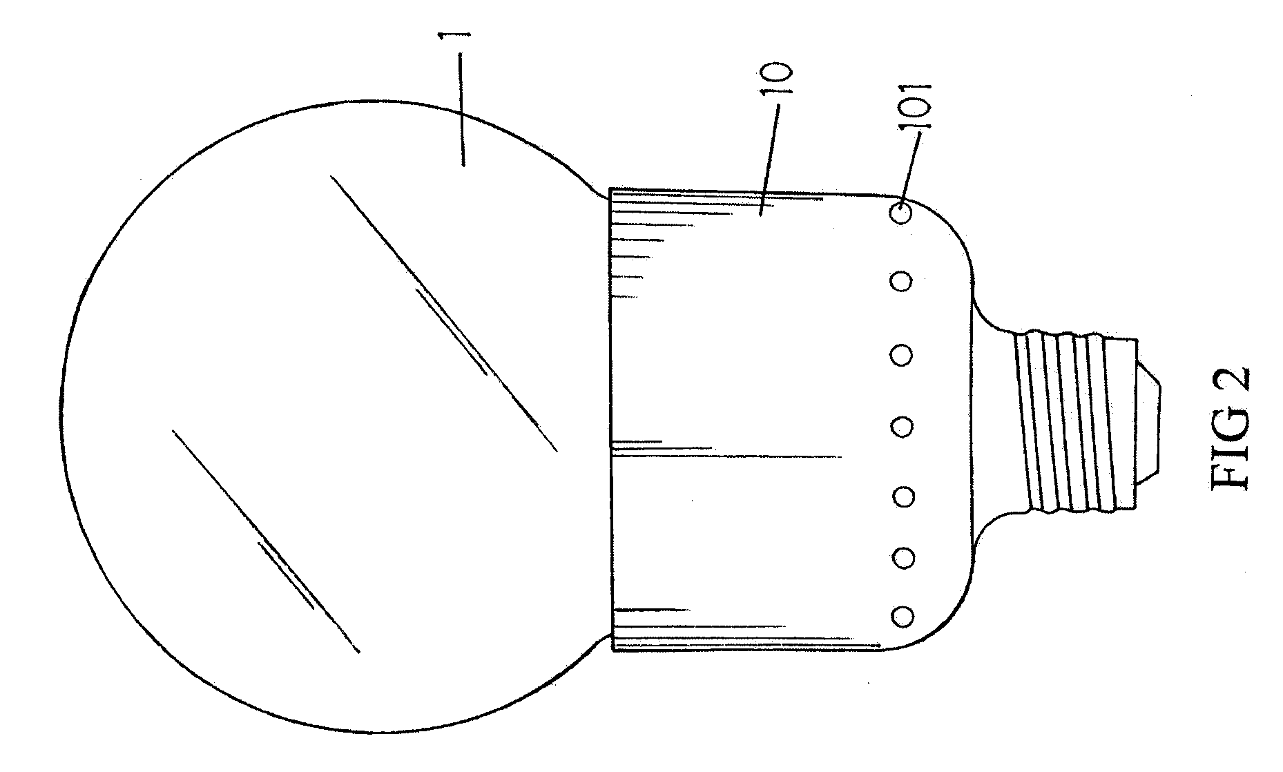 Safe and high-brightness LED lamp