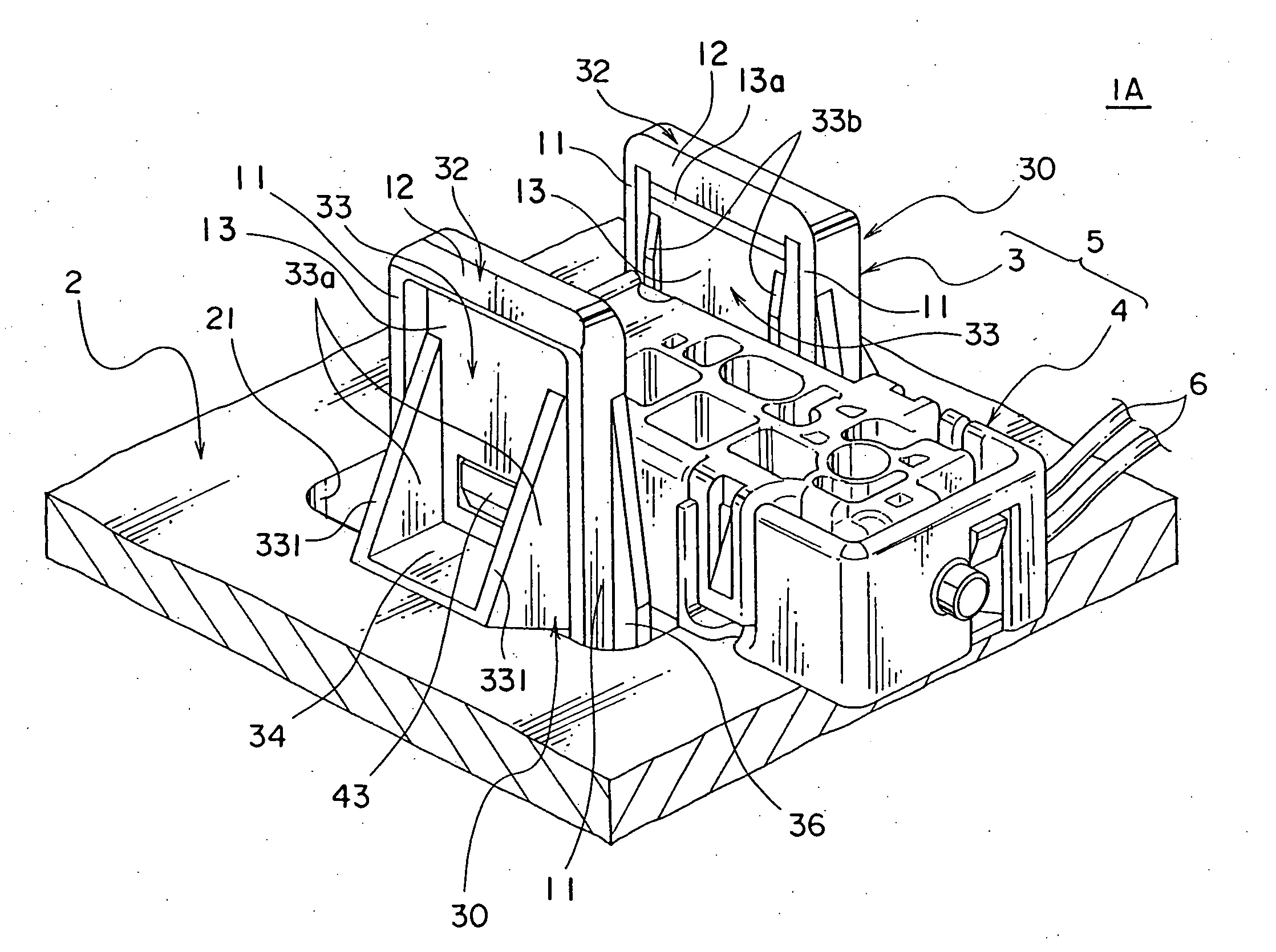 Attaching structure